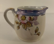 VTG Noritake Handpainted Bluebird Cherry Blossoms Petite Creamer  Lusterware picture
