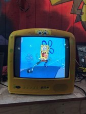 Vintage 2005 Nickelodeon SpongeBob SB313 Model CRT TV NO REMOTE READ DESC - DW picture