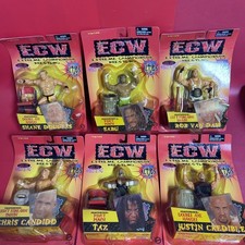ECW Series 1 Complete Set of 6  OSFTM - RVD Sabu Taz Candido Shane Justin In Box picture
