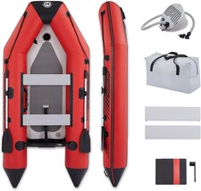 Inflatable Dinghy Boats Raft Fishing Pontoon Boat Set , Fishing Rod Holders picture