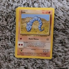 Wizards of the Coast Pokemon TCG Onix 56/102 Base Set 1999 English Regular picture