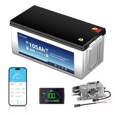 4.032kWh Lifepo4 36v 105ah Lithium Golf Cart Battery for Club Car Ezgo Yamaha picture