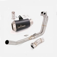 Ninja 500 2025 2026 Full Exhaust For Kawasaki Ninja 400 Header Link Pipe Muffler picture