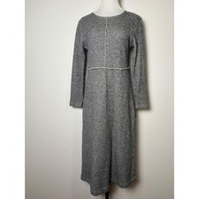 Aly Wear Vintage Sweater Dress XS Cotton Lagenlook Earthy Cottage Minimalist picture