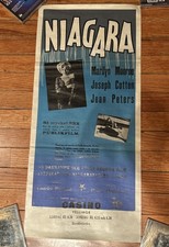 MARILYN MONROE 1953 PAPER POSTER “NIAGARA” FROM SWEDEN VERY RARE picture