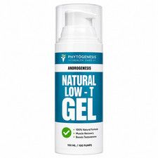 ANDROGENESIS Natural Low-T Support Gel - T Booster for Men - 1 Month Supply picture