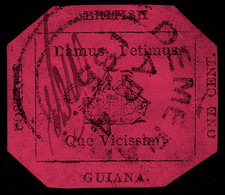 British Guiana 1 Cent Magenta stamp picture