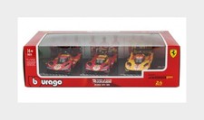 1:43 BURAGO Ferrari Set 3X 499P Win. Le Mans #83 2025 #50 2024 #51 2023 BU36324 picture