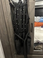 Shein Size Small Black Romper picture