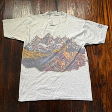 Vintage 90s Badlands National Park Shirt Mens XL Wrap Around Single Stitch USA picture