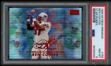 PSA 8 1998 SkyBox Premium Star Rubies #158 Ben Coates /50 picture