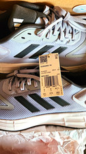 adidas Duramo 10 Men's Running Sneaker Mesh Low Top Halo Silver Carbon HP2381 picture