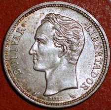 1960 Venezuela Bolivar Y# 37a picture