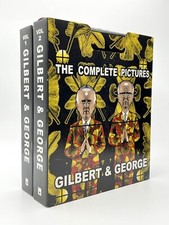 GILBERT AND GEORGE - The Complete Pictures **SIGNED** 2 large HC art book set picture