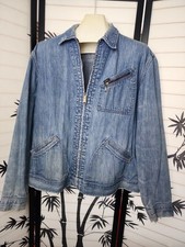 LEE 91-B VTG 70s Denim Jacket Jelt Denim Talon Zip Made in USA Workwear Priority picture