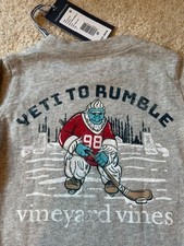 NEW Vineyard Vines Toddler Boy Size 2T Hockey Long Sleeve T-shirt picture