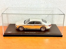 Bentley Flying Spur W12 1/43 mini car plated silver with case [ultra rare, picture