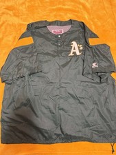Game Used Oakland A’s Jose Canseco Batting Practice Jacket Autographed Late 80’s picture