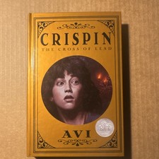 Crispin: The Cross of Lead by Avi, First Edition Hardcover 2002 Hyperion picture