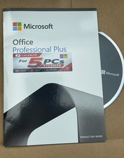 5 PC’s Microsoft Office Pro Plus 2021  Retail Lifetime Disc Lifetime 5 Users picture