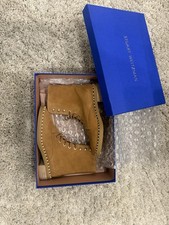 STUART WEITZMAN Tan SONDRA SLEEK BOOTIE Suede S3682 picture
