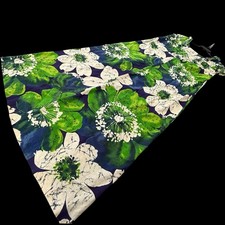 VTG Liberty House Of Hawaii Barkcloth Flower Power Maxi Dress MuMu Hawaiian picture