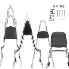 Passenger Backrest Sissy bar / Docking Kit Fit Harley Softail Deluxe Fat Boy picture