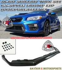 Fits 18-21 Subaru WRX STi ONLY CS-Style Front Lip (Urethane) picture