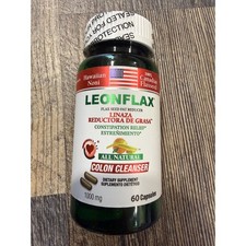 Hawaiian Noi Canadian LEONFLAX Colon Cleanser 1000mg 60 Capsules 07/2028 picture