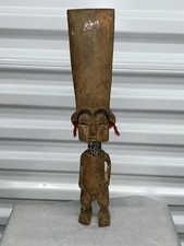 Authentic Fante Fertility Dolls Ghana Hand Carved Wooden Akuaba Figures - CHOICE picture