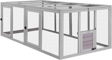 Aivituvin Chicken Coop Run Extension Rabbit Enclosure Outdoor Duck Playpen picture