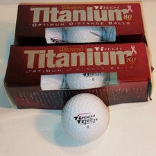 Women's TiTech Breast Cancer Awareness Golf Balls~(2) pkgs of 3~(6) Balls Total picture