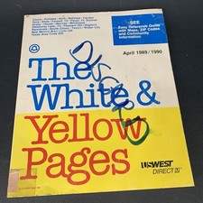 Vtg 1989-90 Clovis New Mexico Telephone Directory Phone Book Area Code 505. E picture