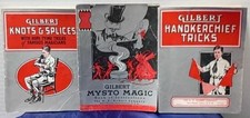 Gilbert's Magic Tricks, 3-Book-Set, 1920-1938. Illustrated Antiquarian Softcover picture