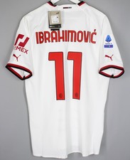 BNWT AC MILAN ITALY 2022 2023 AWAY AUTHENTIC JERSEY SHIRT #11 IBRAHIMOVIC XL picture