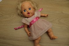 Vintage 1991 Galoob Baby Face Bathtub Baby Excited Baby Becca #23 HTF Doll picture