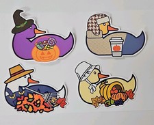 Dooney & Bourke Fall Stickers Set - Witch Hat,  Pumpkin Spice, Leaves, Pilgrim picture