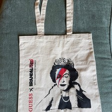 GUESS X BRANDALISED WITH GRAFFITI BY BANKSY BAG picture