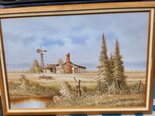 Nice Original Oil On Canvas Paints By Canadian Artist Haywood 24