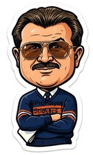 🏈 Chicago Bears “Mike Ditka” Sticker 🏈 picture