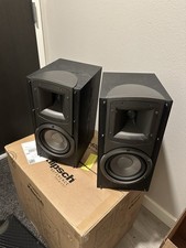 Klipsch Synergy B3 Bookshelf Speakers Black 2-Way Home Audio Pair Very Good  picture