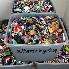 Bulk LEGO LOT 5 pound box Bricks, parts, Pieces, Tires accessories by the pound picture