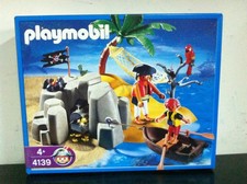Playmobil Pirates 4139 ISLAND w/Boat TREASURE MIB, 2007 picture