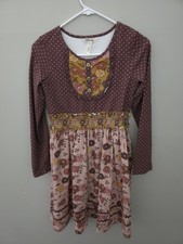 Matilda Jane Size 16 Girl's Dress Floral Fall Colors picture