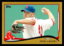 2014 Topps John Lackey Gold #632 -/2014 - Boston Red Sox picture