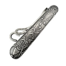 Antique 1830 Sterling Folding Button Hook, Birmingham English Import picture