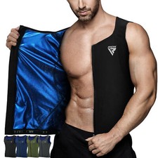 RDX Men's Sauna Vest Heat Trapping Sweat Waist Trainer picture