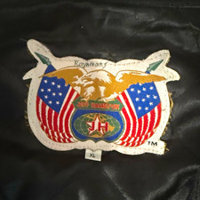 Jeff Hamilton NASCAR 50th Anniversary Valvoline Leather Jacket XL Black/White picture