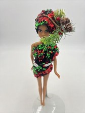 Vintage Mattel Barbie Doll With Sparke Dress and Head Covering 11.5