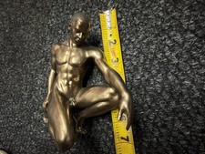 Veronese Design 2010 Resin Bronze Finish Nude Man Exotic Artistic Body Sculpture picture